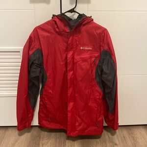 Columbia Crimson and Charcoal Outdoor Jacket